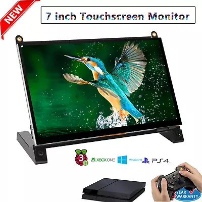 $142.99 • Buy Protable HD Ultra-thin 7  Inch Touch Monitor Support Xbox Raspberry Pi 2 4PS4
