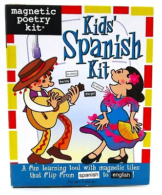 Magnetic Poetry Kit Kids Spanish Kit • $10