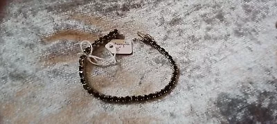 £43.95 • Buy 8.208 Ct Shungite Tennis Bracelet 8.49g Sterling Silver New