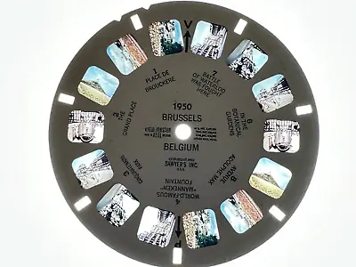 Sawyers View-master Reel 1950 Brussels Belgium 1953 W/sleeve • $5