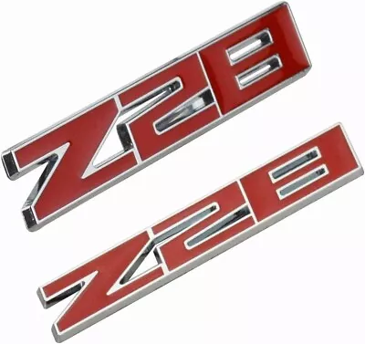 2 Pack Z28 Emblem Chrome Finish Metal Badge For Universal Truck Cars Scooter • $10.99