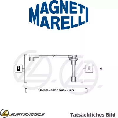 Ignition Line Set For Rover Honda 600 Rh F 18 A3 F 20 Z2 F 20 Z1 Magneti Marelli • $58.03