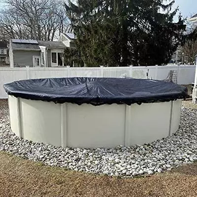 Winter Block Leaf Net For Aboveground Pools Fits 12’ Round – Durable Woven • $44.89