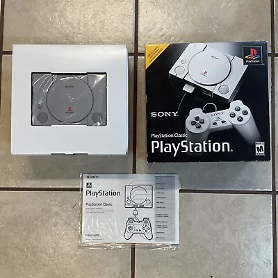 Sony PlayStation Classic Mini 2018 Video Game Console PS1 New • $99.99