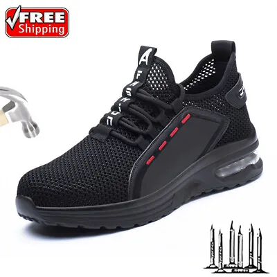 Indestructible Steel Toe Work Boots For Men Safety Shoes Slip Resistant Sneakers • $41.84
