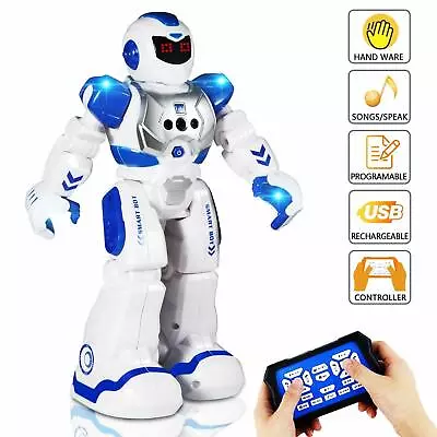 RC Smart Robot Toy Remote Control Interactive Dancing Singing Walking Robot Gift • £15.89