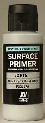 Vallejo Paint 60ml Bottle USN Light Ghost Grey Surface Primer • $7.88