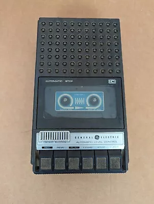Vtg General Electric Tape Recorder Model 3-5090A Battery Operated Works Video  • $5.95