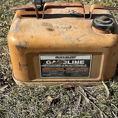 Quicksilver Metal Outboard Motor Boat  63Gallon Fuel Gas Tank Can VINTAGE • $40