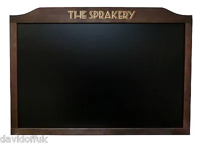 Wooden Menu Boardsignchalk Board Pub Restaurant Blackboard Engraving • £25