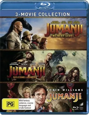 $32.99 • Buy Jumanji 3 Movie Collection Blu-ray BRAND NEW Region B