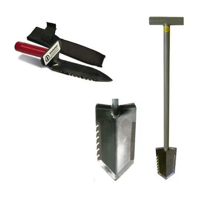 Lesche Shovel Combo Sampson T-Handle Shovel And Right Serrated Digging Tool • $145.55