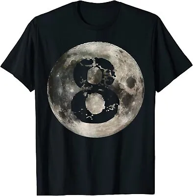 NEW LIMITED 8 Ball Pool Billiards Player Full Moon Gift Tee T-Shirt S-3XL • $17.99