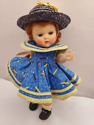 Beautiful Vintage Vogue Hard Plastic   Talon Zipper Series   1953 Ginny Doll • $170