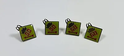 Lot Of 4 1988 McDonald’s GO Collect $200 Salary Enamel Lapel Pin • $29.99