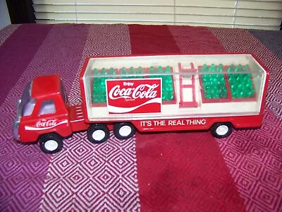 RARE Vintage 1970s Buddy L Die Cast Coca-Cola Truck Trailer Toy With  ALL Parts • $29.99