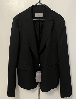 £79.99 • Buy BNWT Mulberry Women Wool Black Blazer Jacket (Size UK18/EUR48) RRP£190