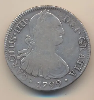 Mexico 1799 FM Spanish Colony 8 Reales KM-109 AVF • $185