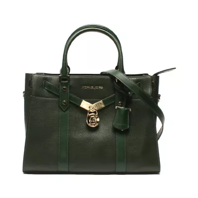 Michael Kors 2 Way Tote Bag Shoulder Crossbody Hamilton Women's Green • $221.02