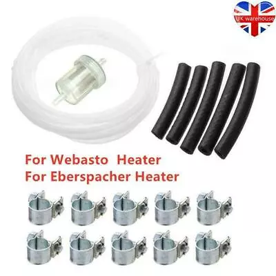 £8.39 • Buy 5M Fuel Hose Clip Filter Pipe Line Kit For Webasto Eberspacher Diesel Heater UK