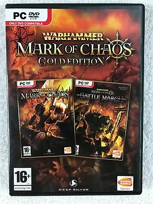 Warhammer: Mark Of Chaos - Gold Edition - Windows PC - Complete - Deep Silver • £10