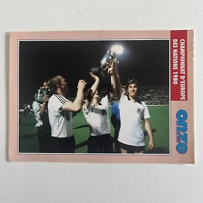 1980 Uefa Euro Champions Italy Allofs Muller Hrubesch World Eleven Cards • $15.90