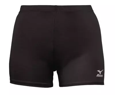 New! Mizuno Vortex Drylite Women's Volleyball Spandex 4  Inseam Black Xs • $14.99