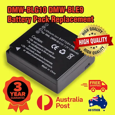 DMW-BLG10 DMW-BLE9 Battery For Panasonic Lumix DMC GF6 GX7 GF3 GF5 AU • $14.99