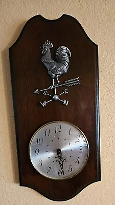 Vintage Seth Thomas Rooster Weathervane Rooster Working Clock • $33.99