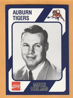 Mike Helms Auburn Tigers 1989 Card #507 Abbeville Alabama 12P • $2