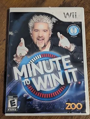 Minute To Win It (Nintendo Wii 2010) • $2