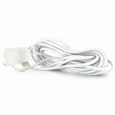 Mains Extension Lead Single Gang Trailing Gang Socket 10 Metre Cable 13A White • £11.99
