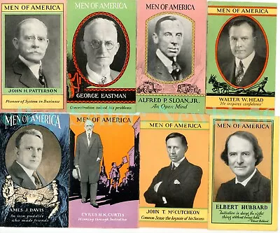 Men Of America - COLLECTION 14 BOOKLETS - 1920s Calvin Coolidge/Fiske/Eastman • $30