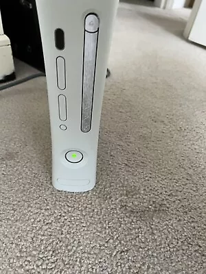 Microsoft Xbox 360 White Console RROD Red Ring Of Death For Parts Only Original • $35