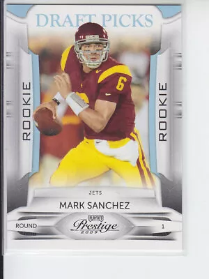 2009 Prestige Mark Sanchez Draft Picks Rc /999 Rookie Jets Eagles • $2.64