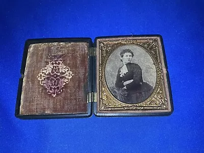 Vtg Littlefield Parsons & Co Daguerreotype Union Case 1856-57 Hinged Frame  • $29.99