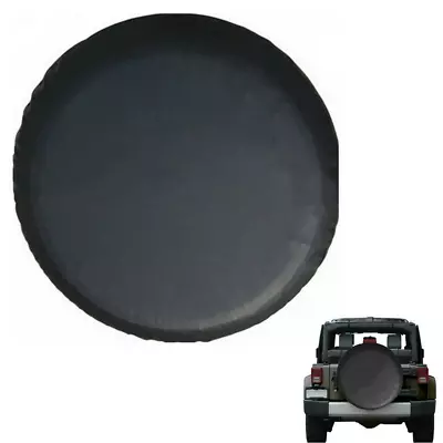 Spare Tire Cover Tyre Wheel Protector PVC Leather For 17in Wheel Car Accessories • $31.40