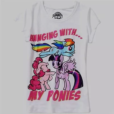 My Little Pony Hang With My Pony Girls Tee Shirt 7-8 Med 10-12 Large New W Tags • $16.99