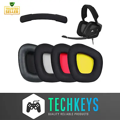 Ear Cups For Corsair Void RGB Elite - Replacement Ear Cups & Headband - Free P&P • £34.99