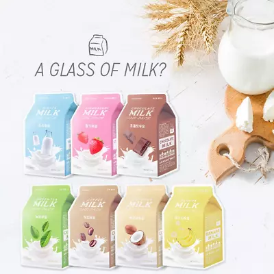£1.89 • Buy A'PIEU Milk One-Pack Face Mask Sheet Korean Face Skin Care K-Beauty UK