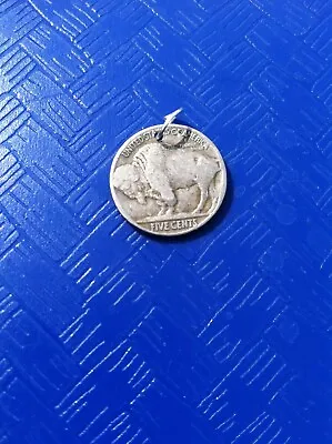 Real Buffalo/Indian Head Nickel Coin Jewelry Pendant Charm-Vintage Antique • $9.95