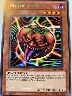 Yugioh Mystic Tomato DL09-EN006 Rare GREEN NM • £4.95