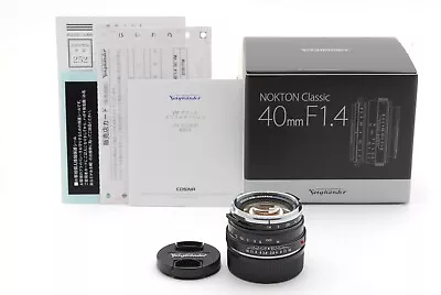  New  Voigtlander Nokton Classic 40mm F1.4 M.C VM For Leica M From Japan • $379.90