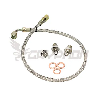 Turbo Oil Feed Line Kit For Toyota 1JZ-GTE 2JZ-GTE With Holset HX30 HX35 HX40 • $84.26