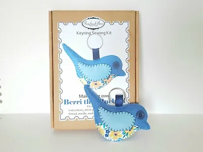£6.49 • Buy Felt Sewing Craft Kit. Make Your Own Berri The Bluebird Keyring. 