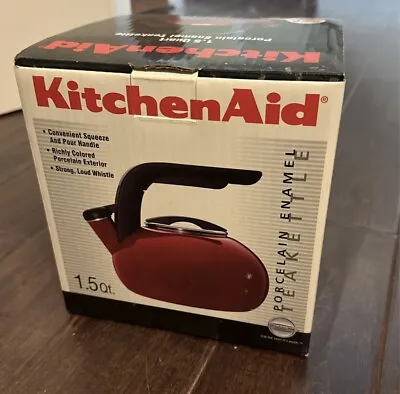 Vintage KitchenAid 1.5 Quart Whistling Red Tea Kettle • $9.99