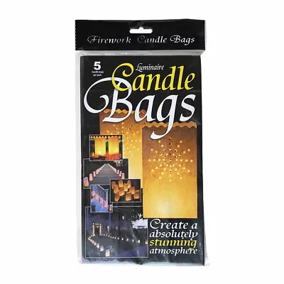 Luminaire Candle Bags - 5 Bags Per Pack • £9.50