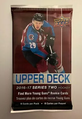 2016-17 UPPER DECK SERIES 2 NHL HOCKEY 8-Card RETAIL PACK Matthews Canvas RC? • $23.59