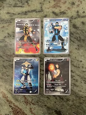 Mortal Kombat Collection Trading Card Set Scorpion Sub Zero Liu Kang Raiden Lot • $15