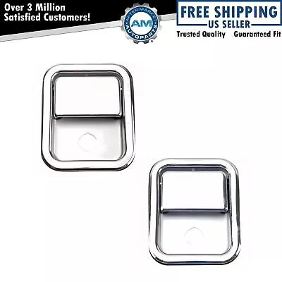 Front Metal Exterior Door Handle Pair Set Chrome LH RH Sides For Mack CH CL • $76.19